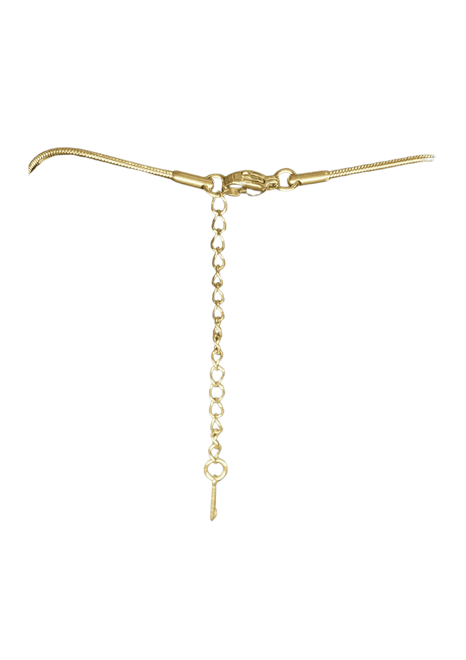 Gold-Plated Bow Pendant Necklace